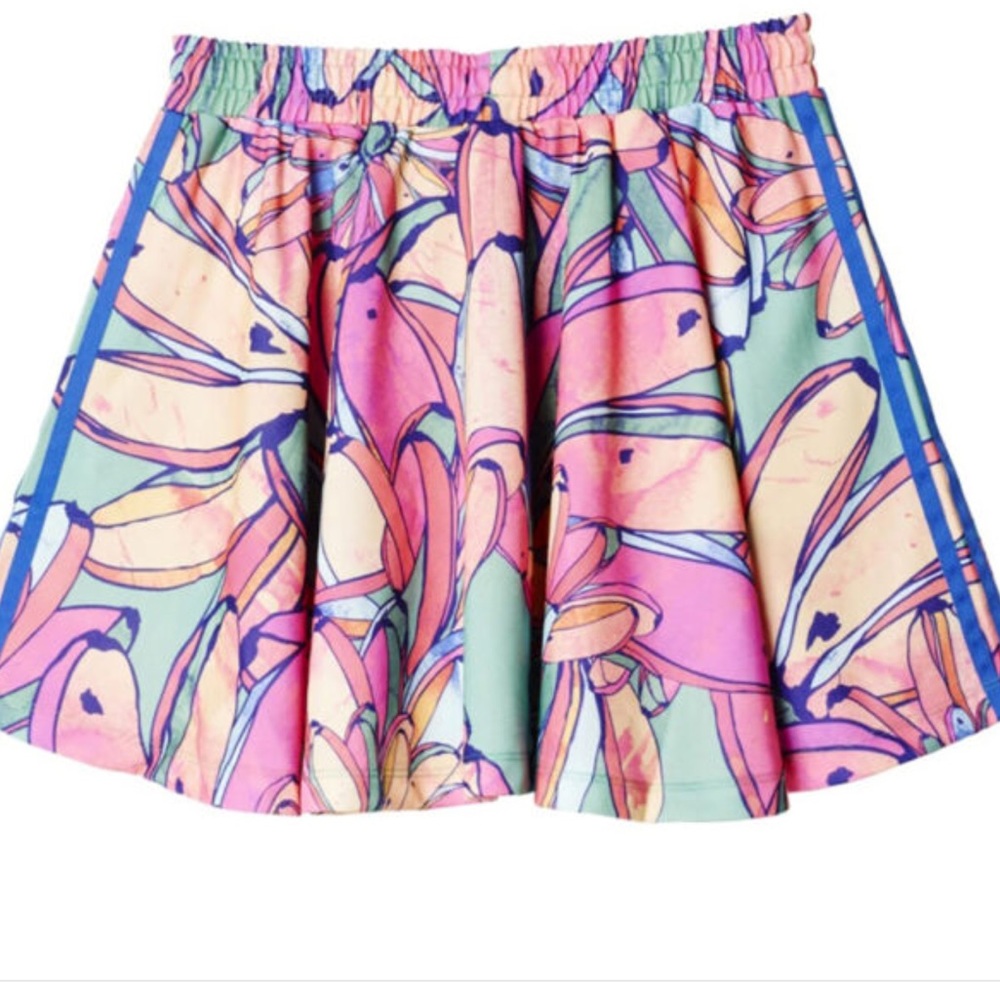 adidas Originals X FARM Banana Print Mini Skirt